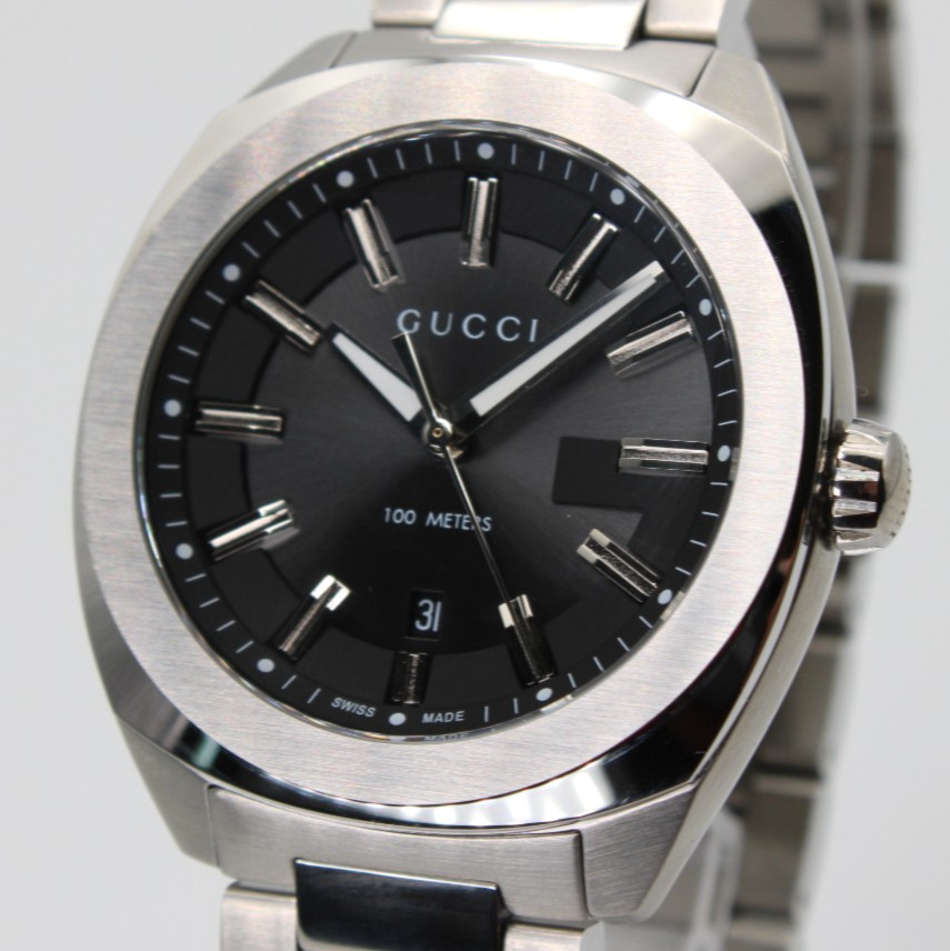 GUCCI GG2570 YA142301 Quartz Black Dial Men's Watch 41MM