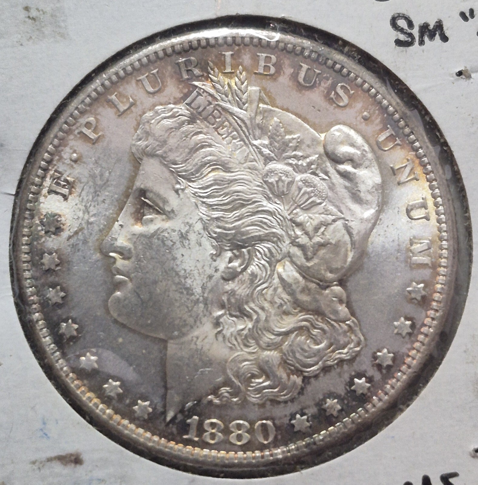 1880 S Morgan Silver Dollar - MS++ - Uncirculated Plus Plus - Small S - LOHE 1880 S Morgan Silver Dollar - MS++ - Uncirculated Plus Plus - Small S - LOHE