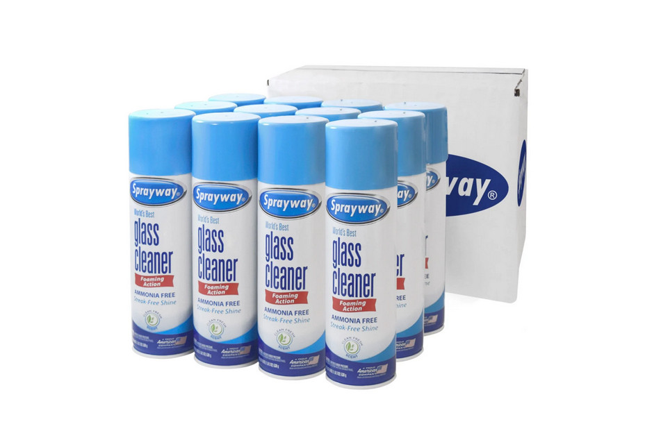 (12 pack) Sprayway Glass Cleaner 19oz Aerosol Streak-Free  Pick Qty 12 pack