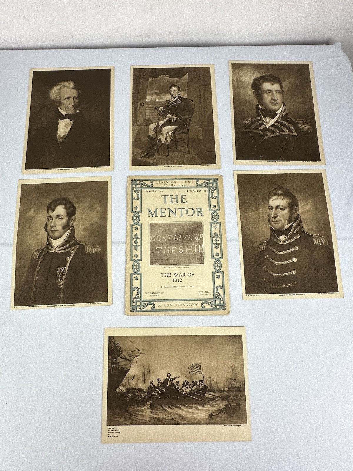 The Mentor The War Of 1812 March 1916 Complete 6 Art Prints Vol. 4 No. 3 The Mentor The War Of 1812 March 1916 Complete 6 Art Prints Vol. 4 No. 3