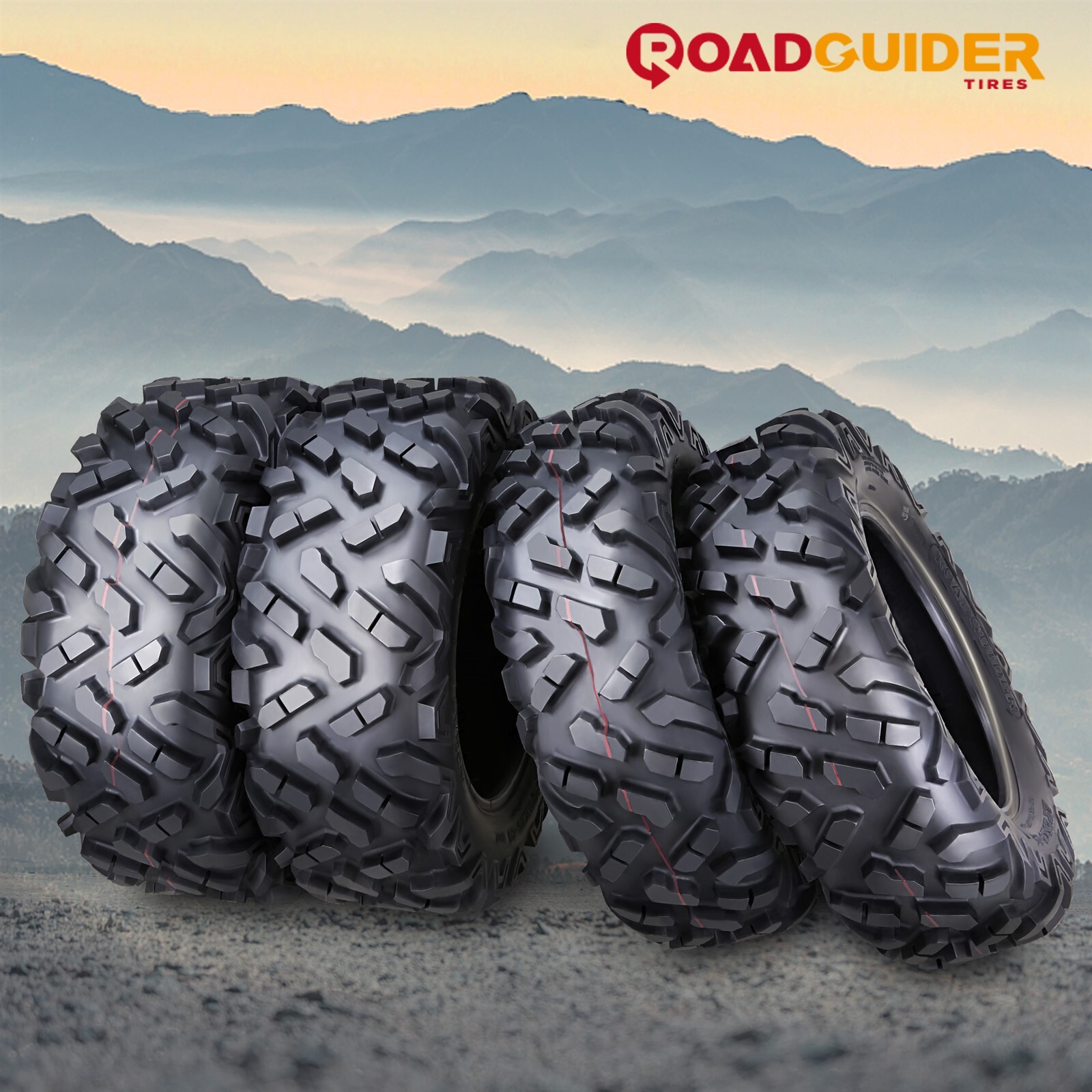 Set of 4 ATV UTV Tires 26x8-14 26x8x14 Front & 26x10-14 26x10x14 Rear 6PR