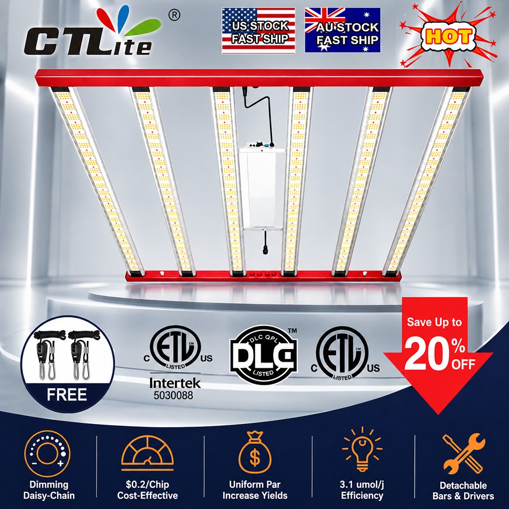 6500W Pro LED Grow Light 5x5 6x6 Commercial Medical Plant Light VS Gavita FC6500