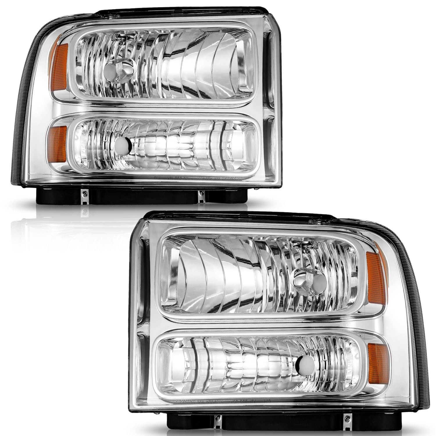 Headlights for 05-07 Ford F250 F350 F450 F550 Super Duty