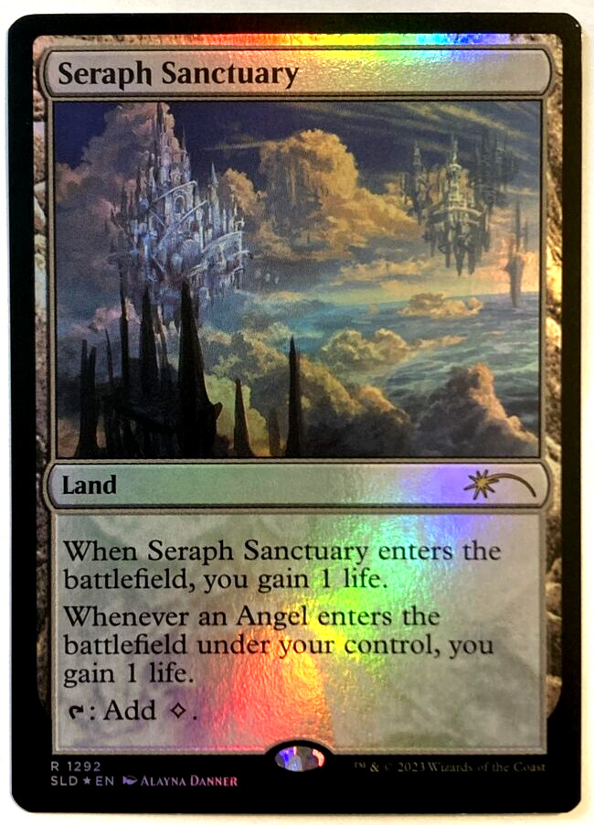 MTG Seraph Sanctuary FOIL Secret Lair Drop: Artist Series: Alayna Danner 1292 NM MTG Seraph Sanctuary FOIL Secret Lair Drop: Artist Series: Alayna Danner 1292 NM
