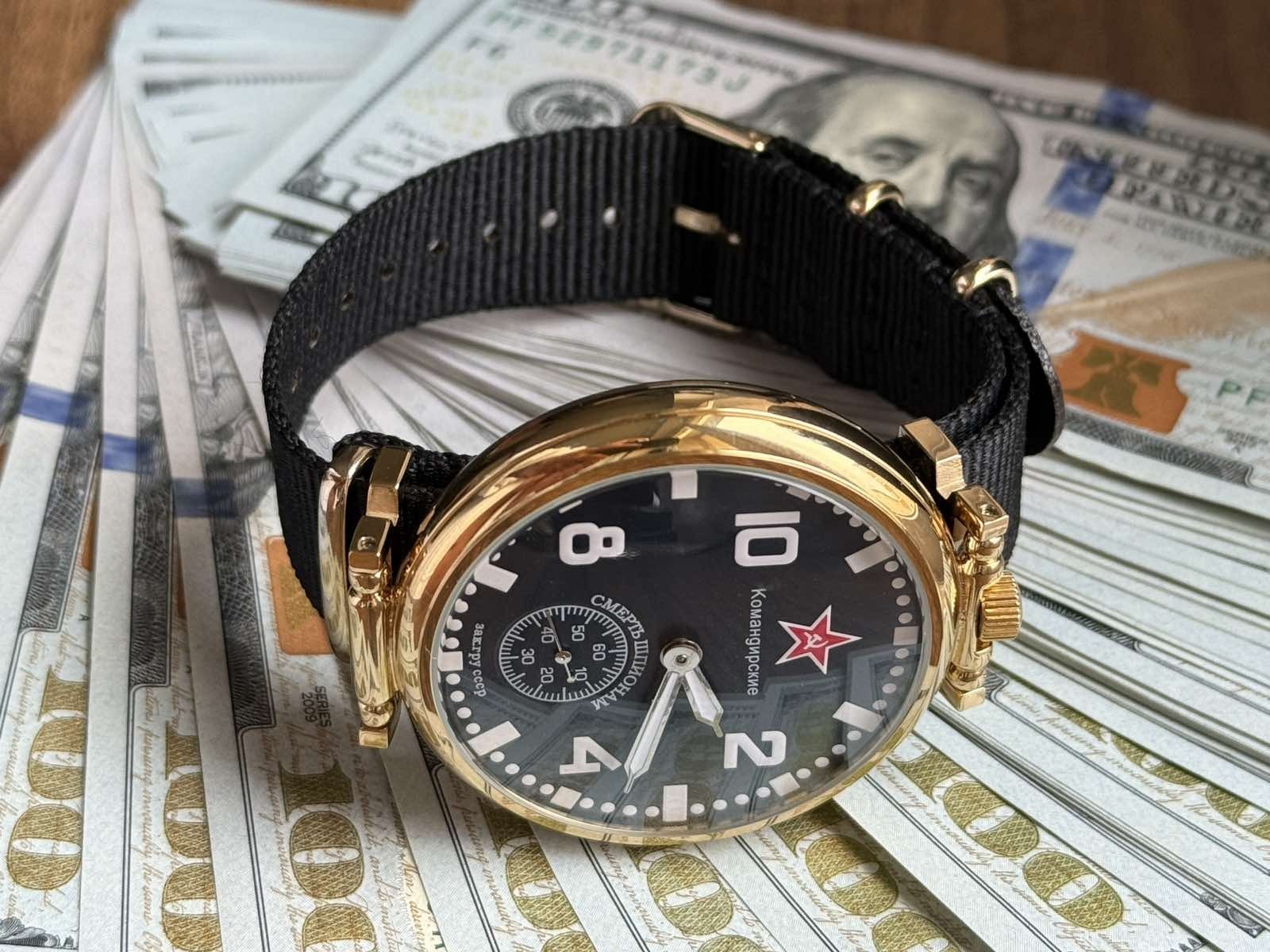 Watch Mechanical Commander USSR Molnija Mens Soviet Star Vintage Russian Molniya