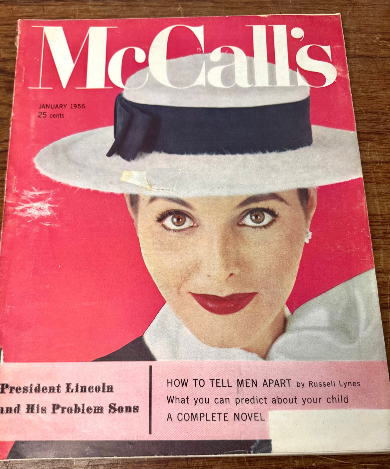 McCall's January 1956 President Lincoln’s Problem Sons Teen-Age Susan Strasberg