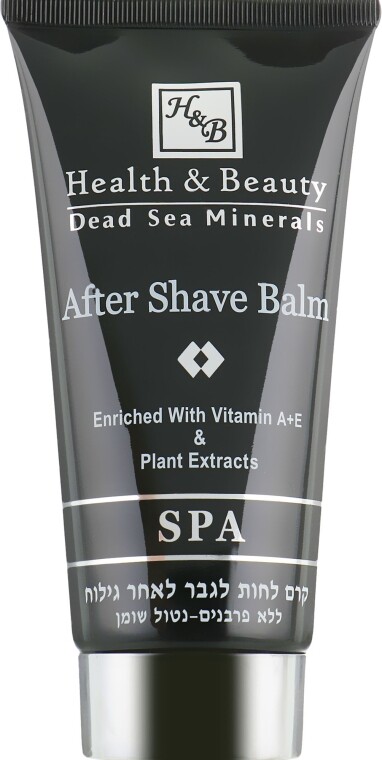 H&B Dead Sea Minerals After-Shave Balm UV Filter / Paraben Free 150ml 5.07 fl.oz