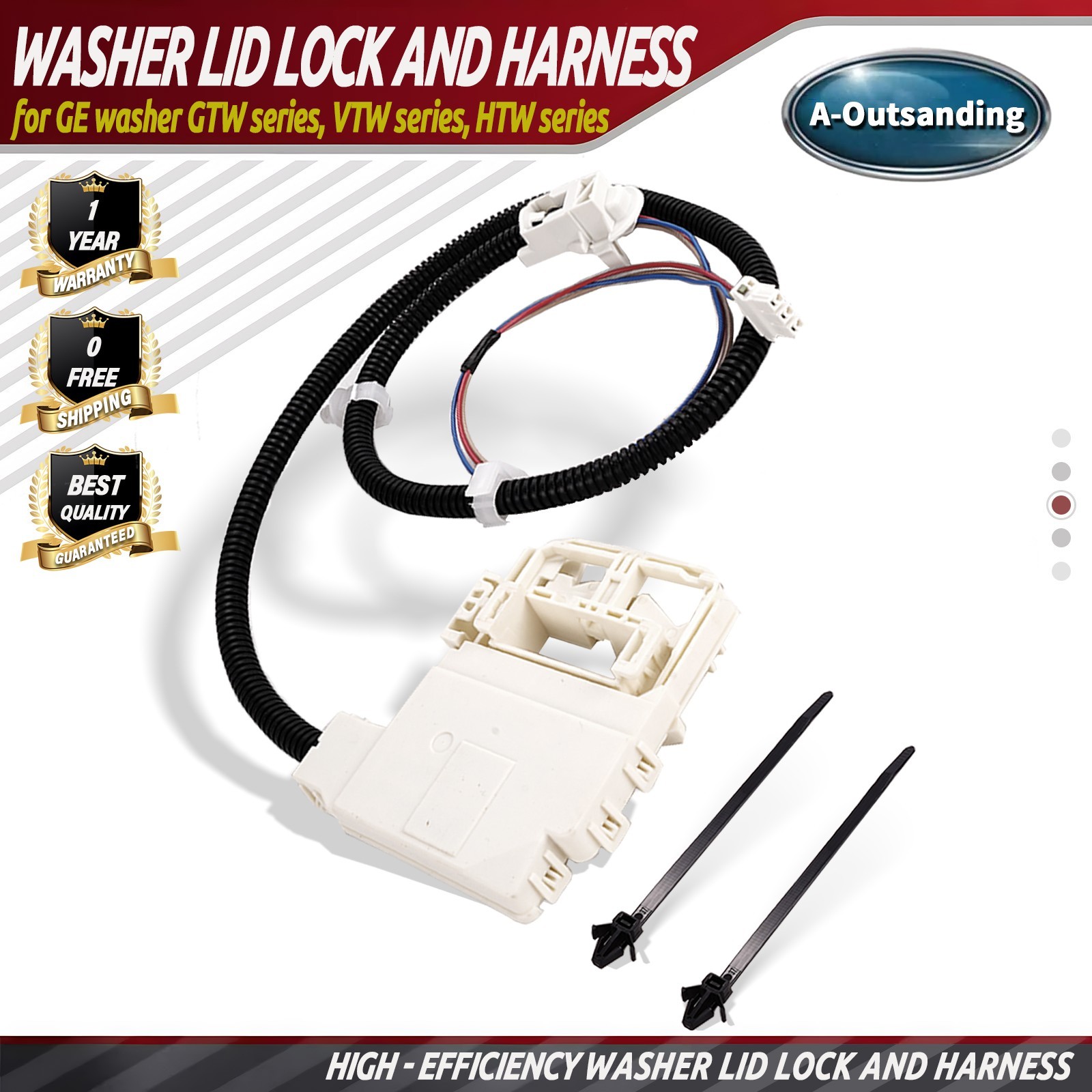 Washer Lid Lock Switch Washing Machine Fits GE WH08X32657 AP7033485 WH08X31222 Washer Lid Lock Switch Washing Machine Fits GE WH08X32657 AP7033485 WH08X31222