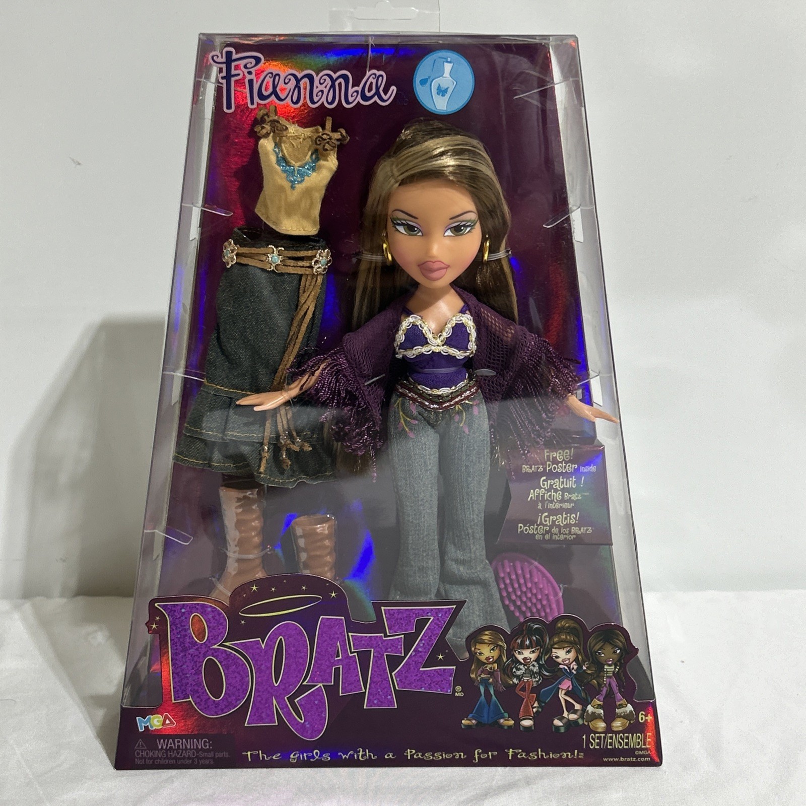NIB Fianna Bratz Fashion Doll with Outfit and Accessories 2023 MGA NIB Fianna Bratz Fashion Doll with Outfit and Accessories 2023 MGA
