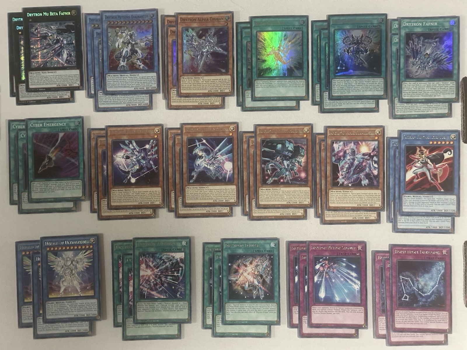 YUGIOH Drytron Deck 51 Card Meteonis Quadrantids *Alpha Thuban* Ultimateness NM YUGIOH Drytron Deck 51 Card Meteonis Quadrantids *Alpha Thuban* Ultimateness NM
