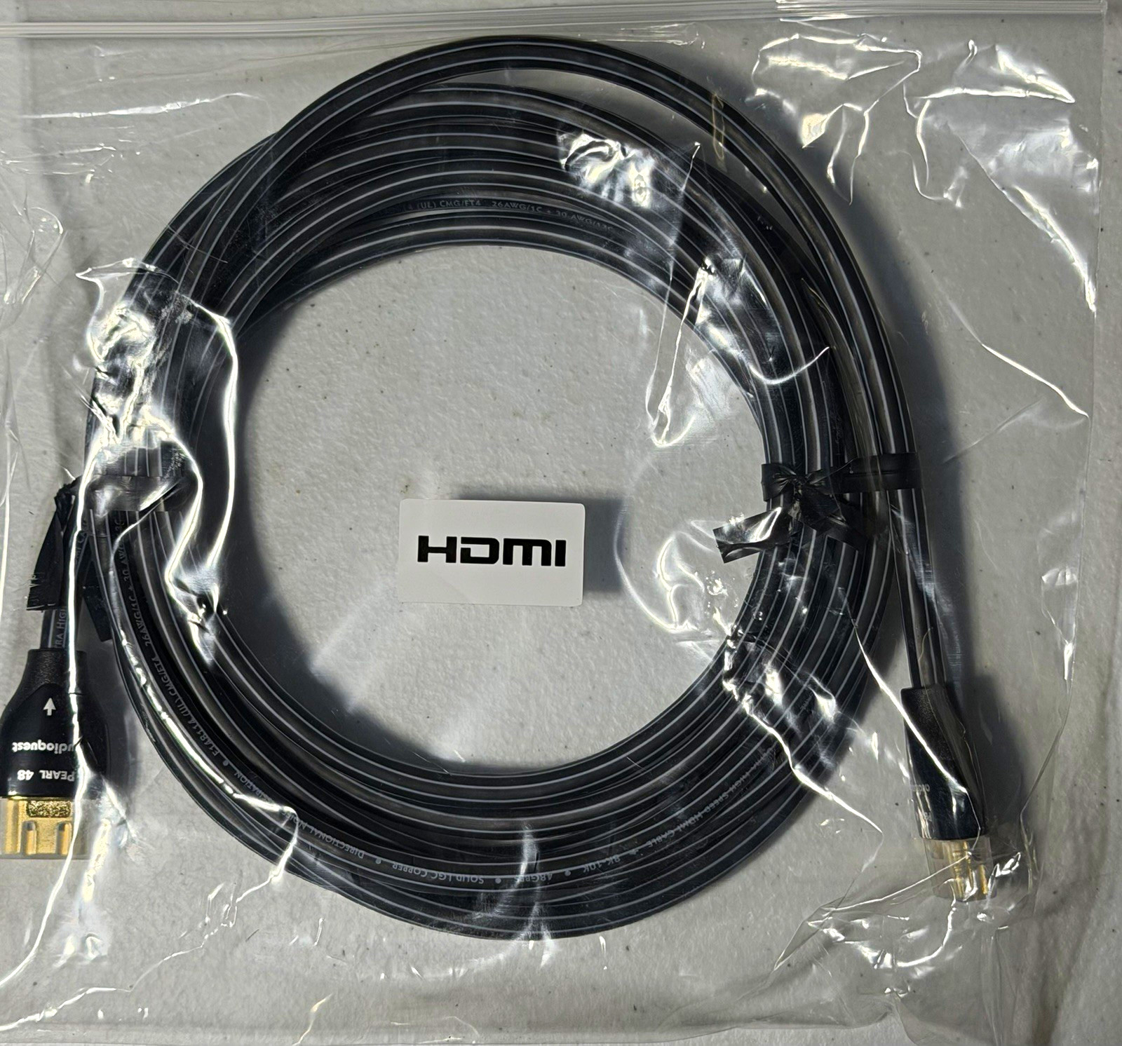 AudioQuest Pearl 48 HDMI Cable 3.0m Black