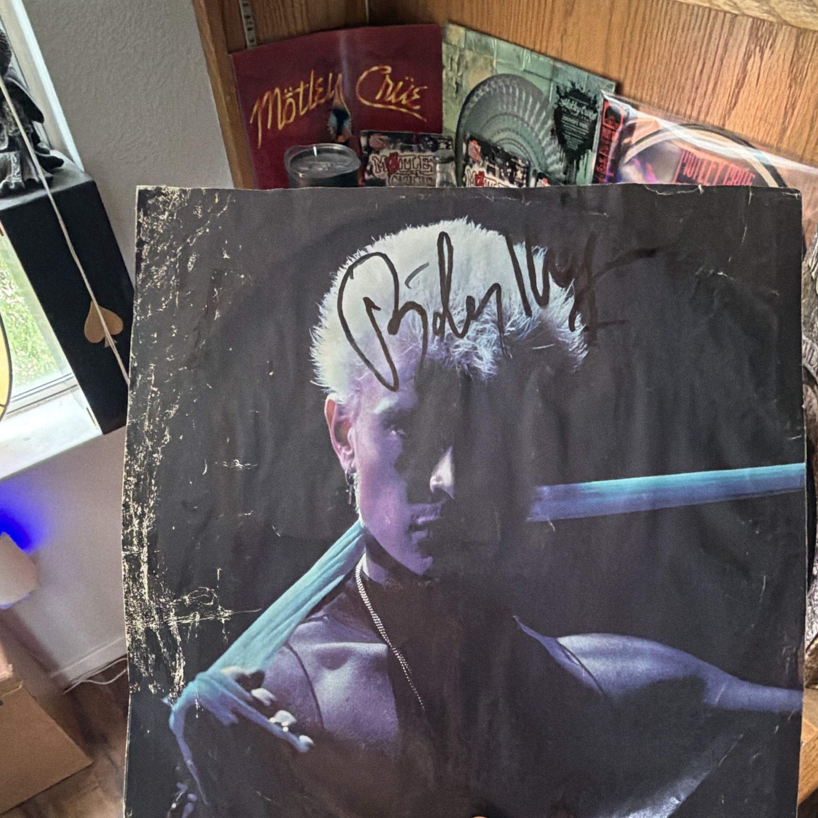 Billy Idol - Rebel Yell Signed Vinyl Record Album Autographed Cover Billy Idol - Rebel Yell Signed Vinyl Record Album Autographed Cover