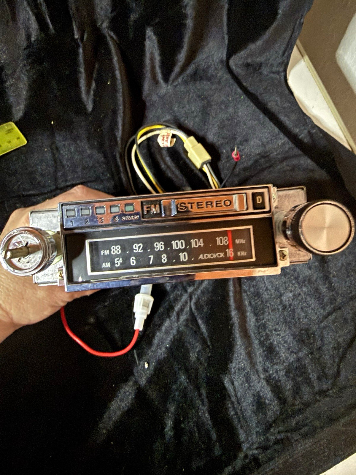 Vintage Audiovox TM-1000 8 Track Player AM/FM Car Radio Stereo Lear Jet Japan