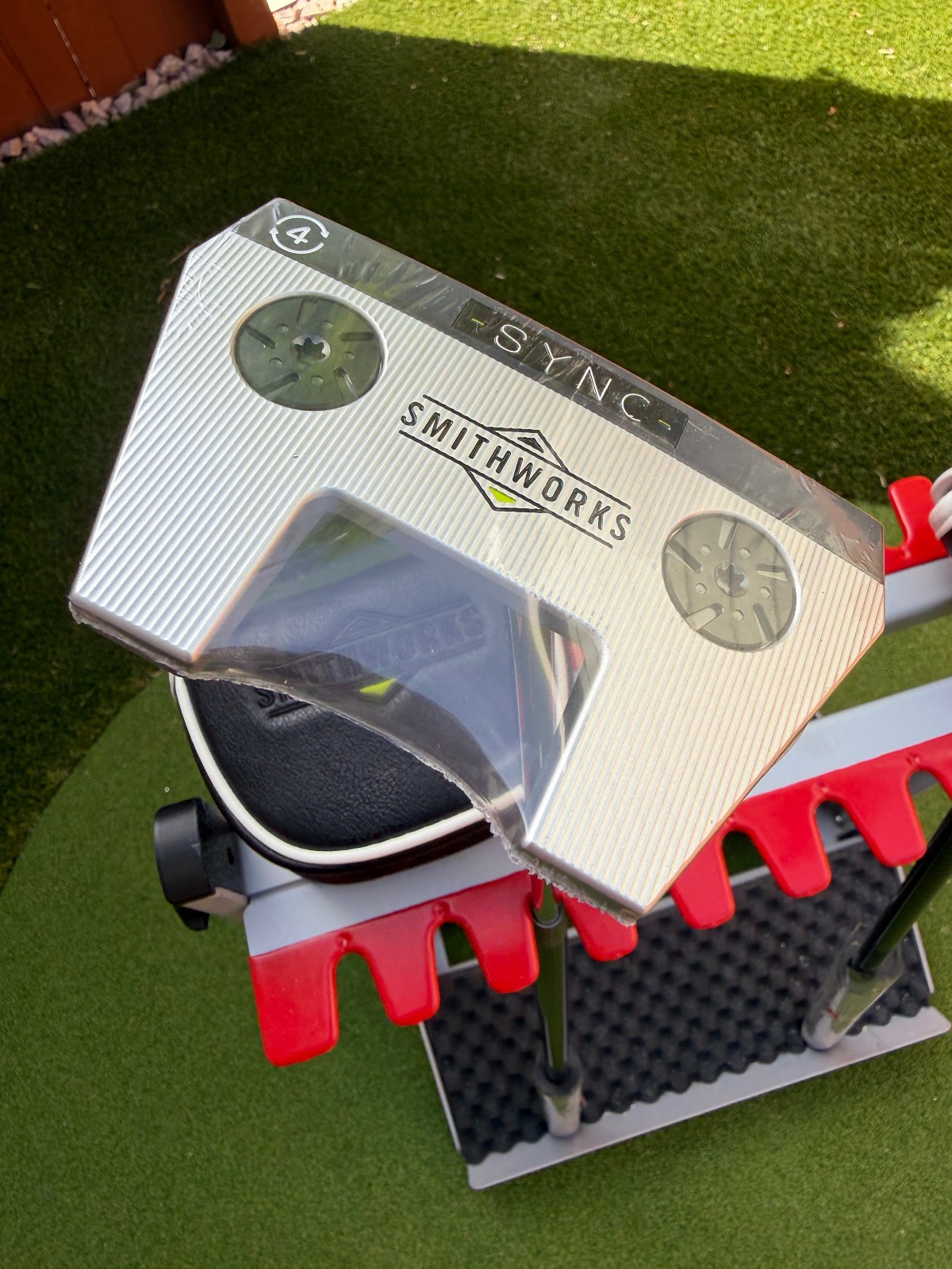 NEW Smithworks SYNC #4 Putter Right Hand Mallet 34in Graphite zero torque UK