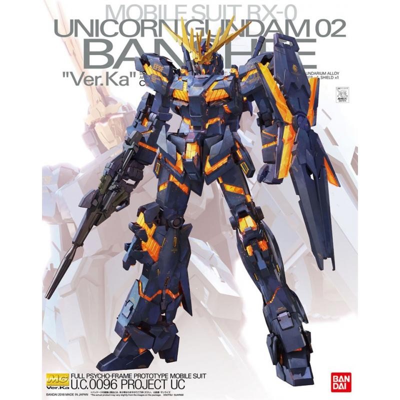 Bandai Unicorn Gundam 02 Banshee Ver.Ka MG 1/100 Scale Model Kit USA Seller