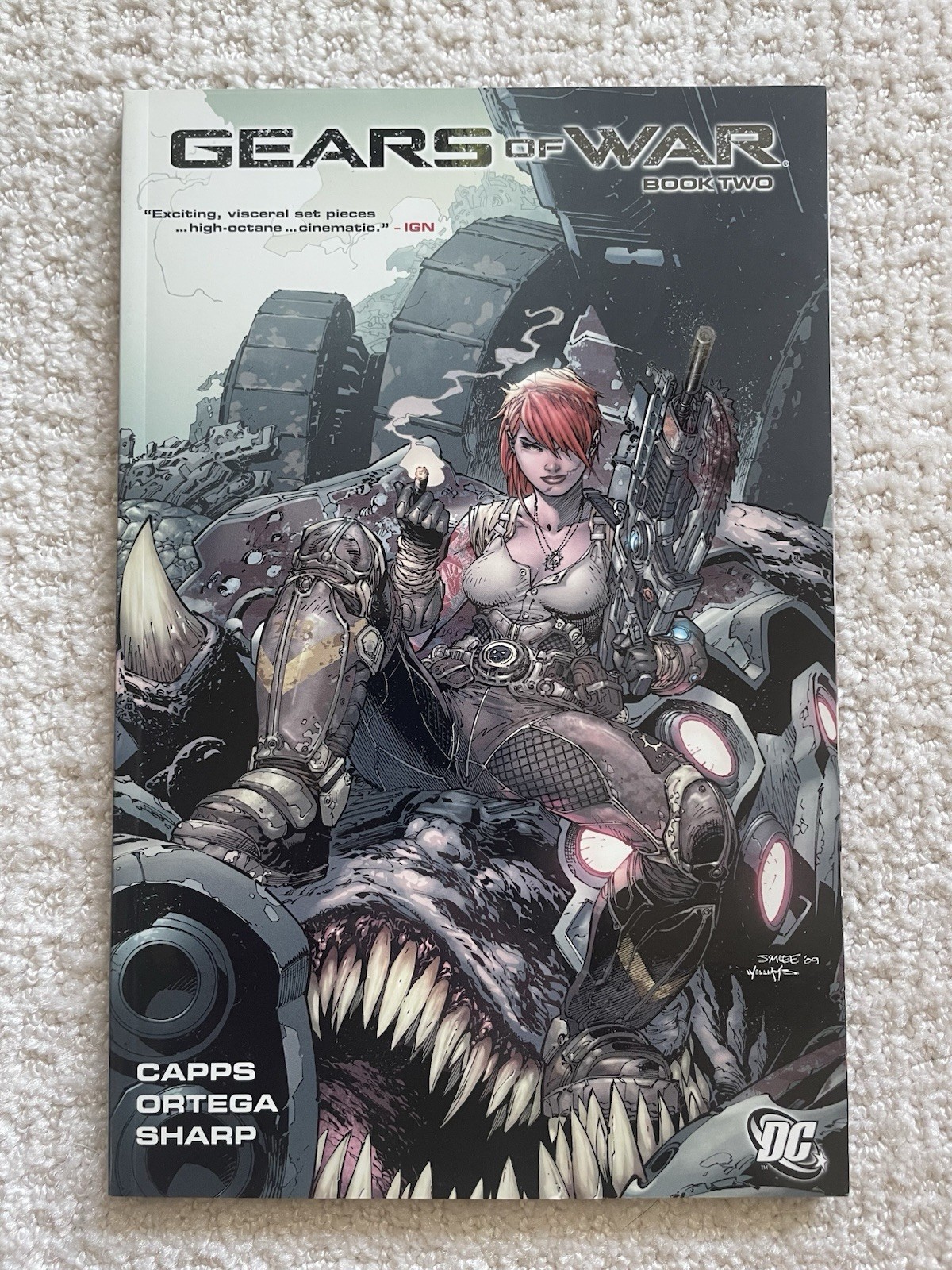 Gears of War Volume 2 DC TPB 2011 Jim Lee Cover Epic Games - Hard To Find Gears of War Volume 2 DC TPB 2011 Jim Lee Cover Epic Games - Hard To Find
