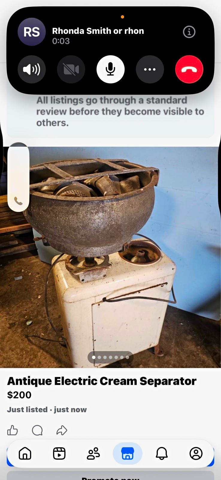 Extremely rare 1940’s cream separator.   All parts included.