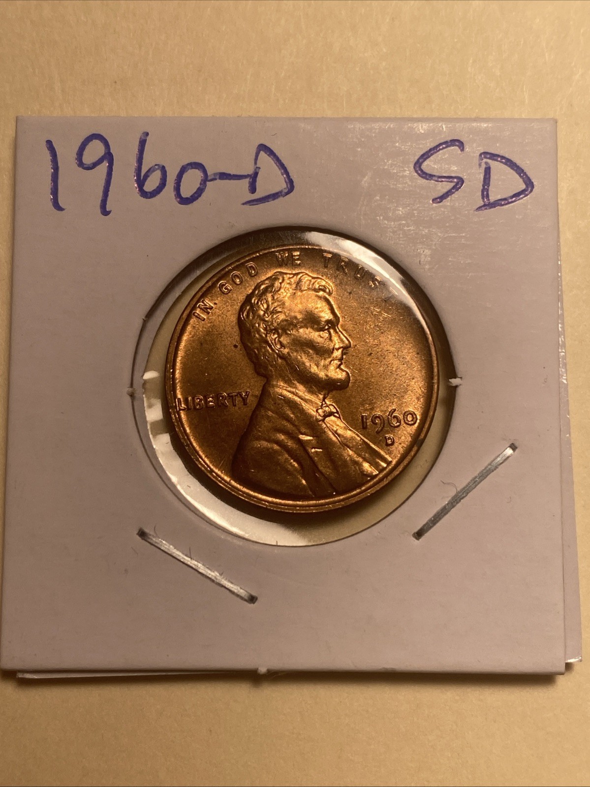 1960-D Lincoln Cent Smal Date BU 