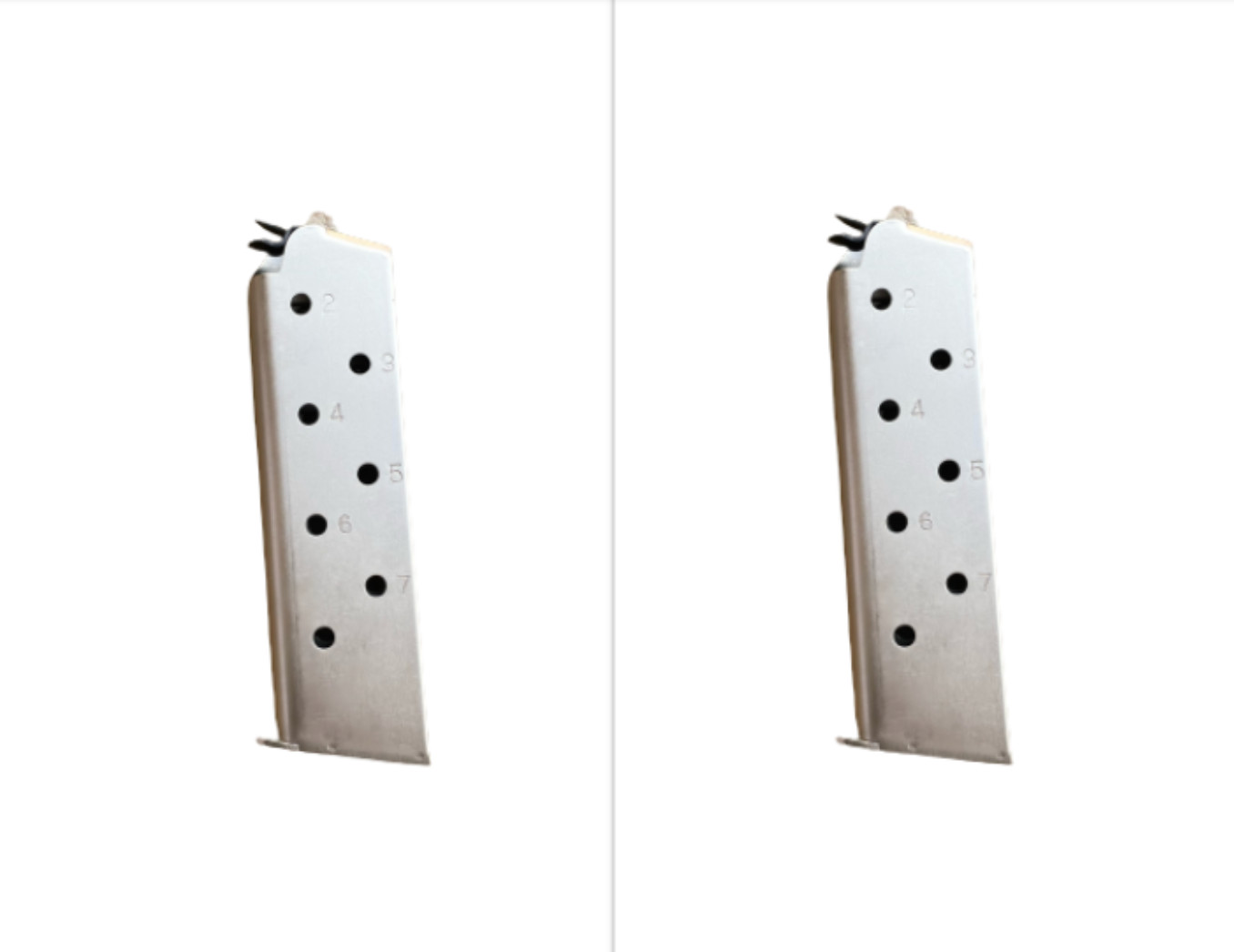New 2 Pack Colt 1911 .45 ACP 7 Round Magazines