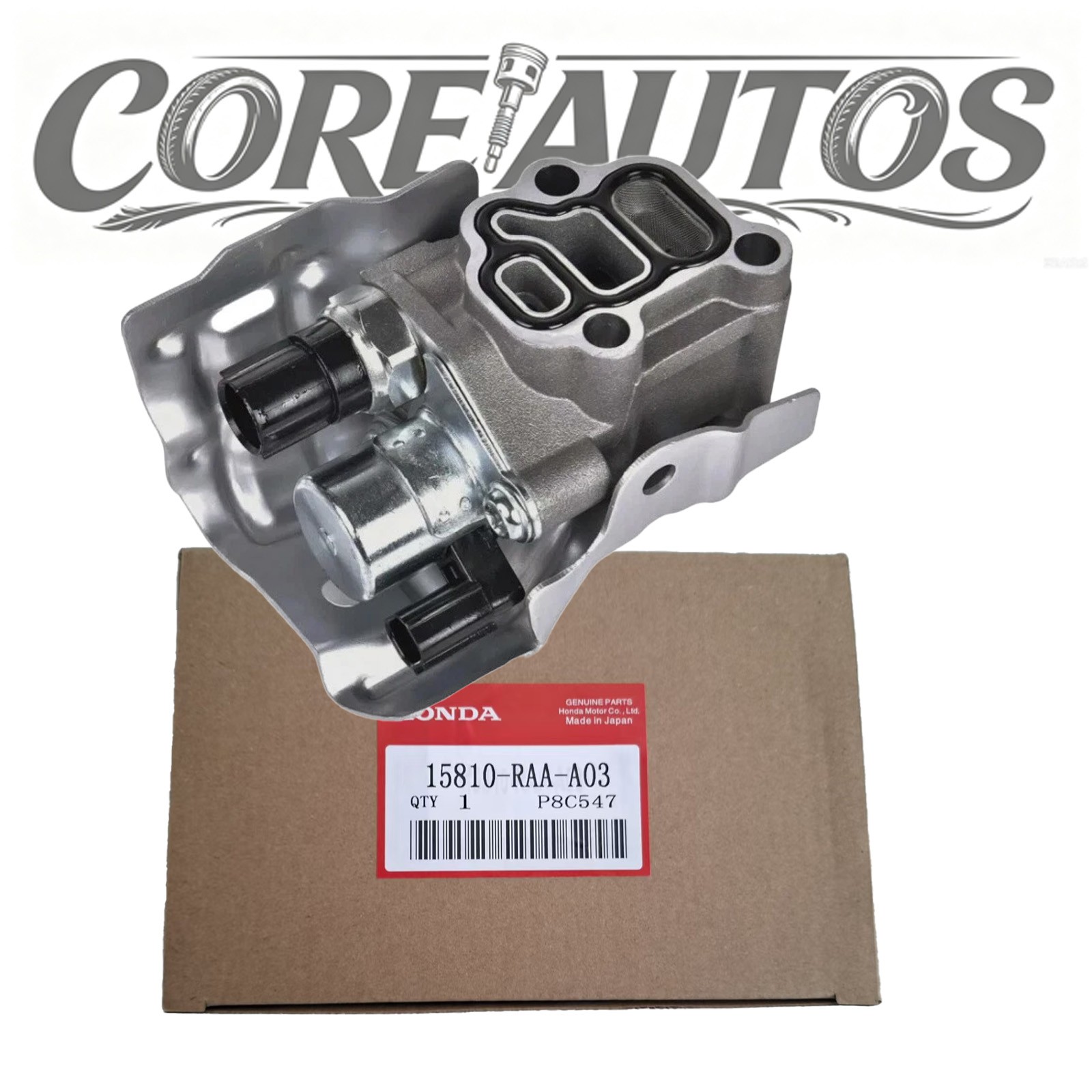 OEM NEW For Honda Acura Vtec Solenoid Spool Valve W/gasket Nib 15810-RAA-A03