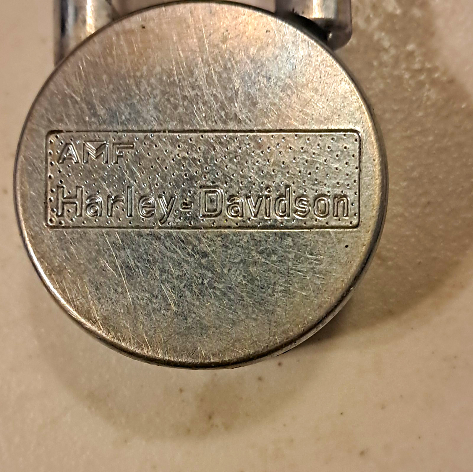 Harley-Davidson AMF Steel Keyed Padlock, Hardened Shackle, Silver, 2 Keys Harley-Davidson AMF Steel Keyed Padlock, Hardened Shackle, Silver, 2 Keys