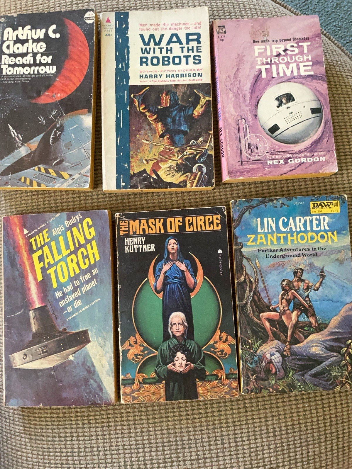 Vintage Sci-Fi Paperback Lot of 6 Arthur C. Clarke, Harrison, Gordon, Budrys Vintage Sci-Fi Paperback Lot of 6 Arthur C. Clarke, Harrison, Gordon, Budrys