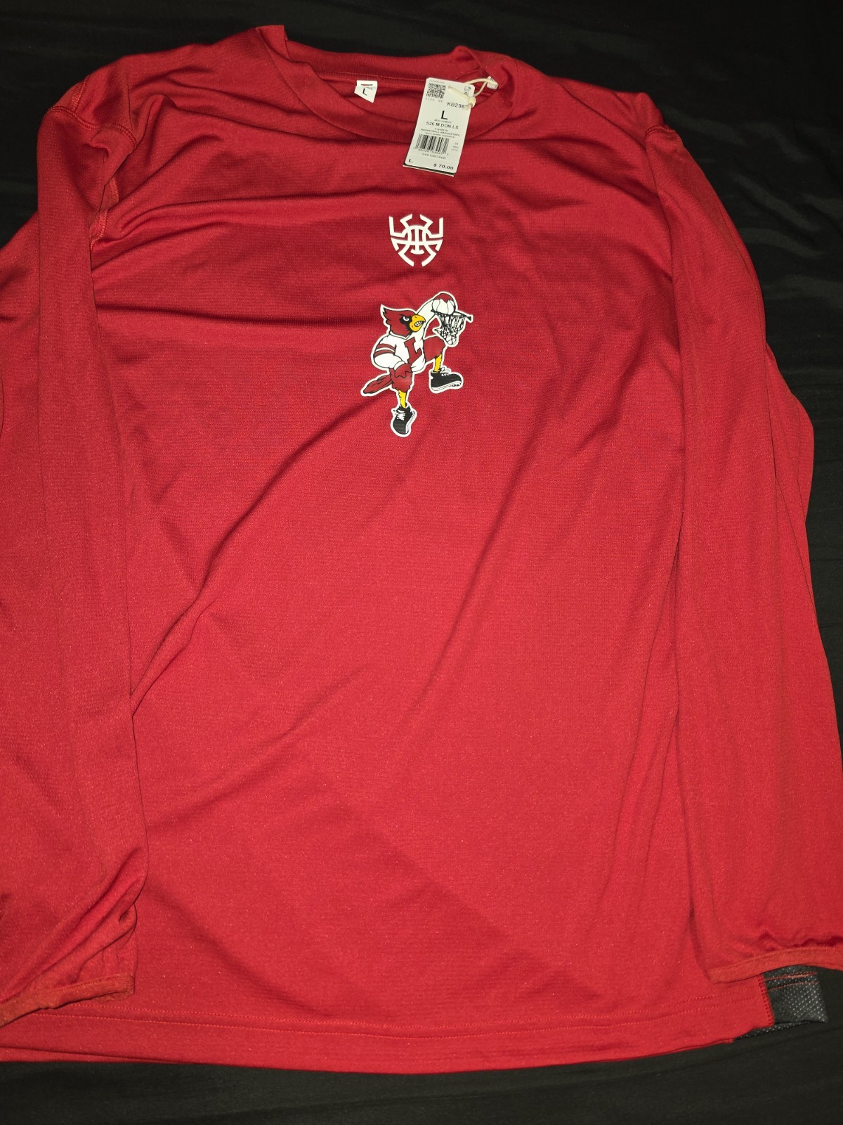 Adidas Louisville Cardinals Basketball Dri fit Donovan Mitchell Mens Large Tee Adidas Louisville Cardinals Basketball Dri fit Donovan Mitchell Mens Large Tee