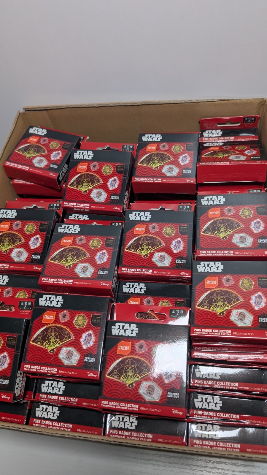 STAR WARS Pins Badge Traditional Japanese Pattern Unopened Blind Box Lot of 50