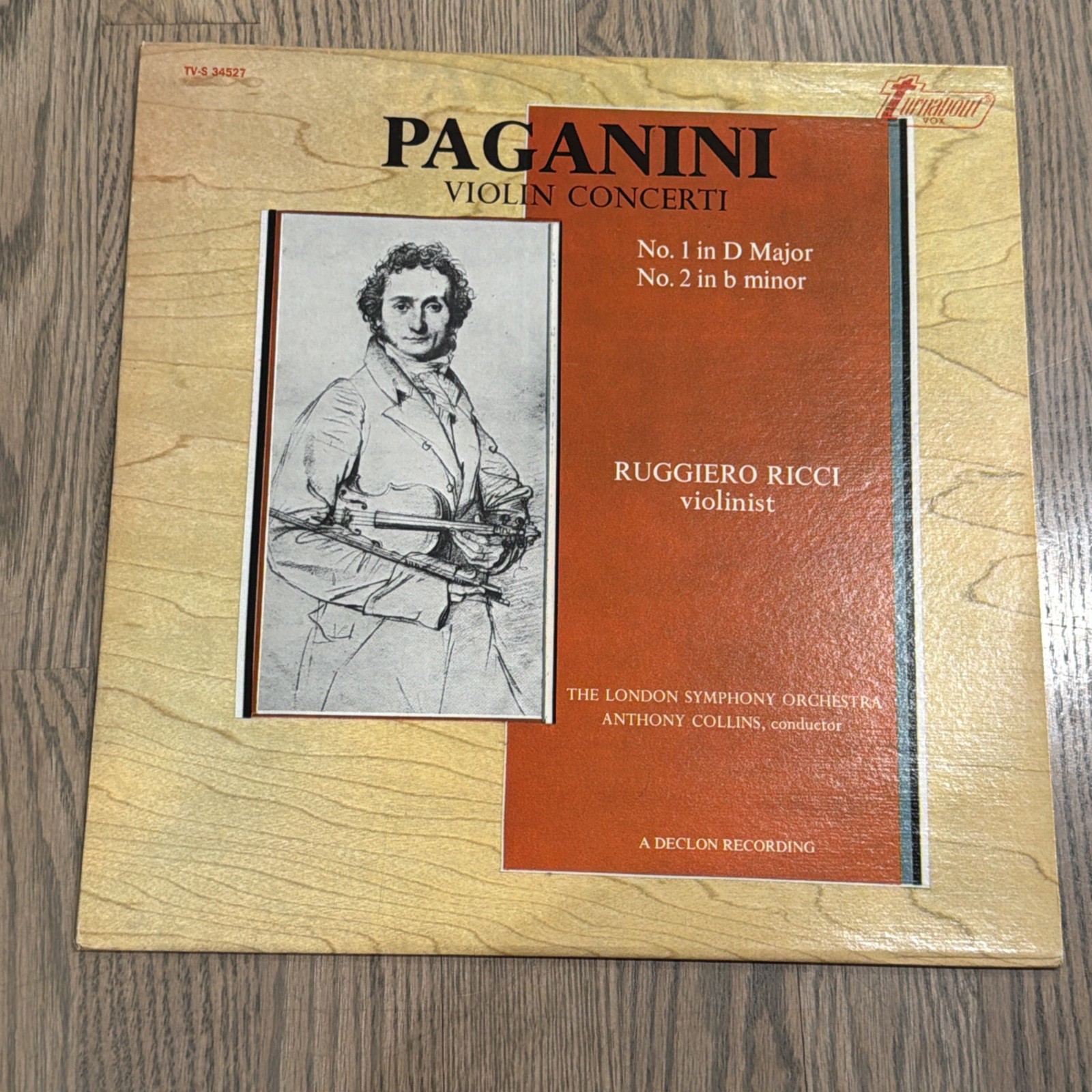 RUGGIERO RICCI Paganini Violin Concerti No. 1/No. 2 TURNABOUT 34527 NM/NM LP RUGGIERO RICCI Paganini Violin Concerti No. 1/No. 2 TURNABOUT 34527 NM/NM LP
