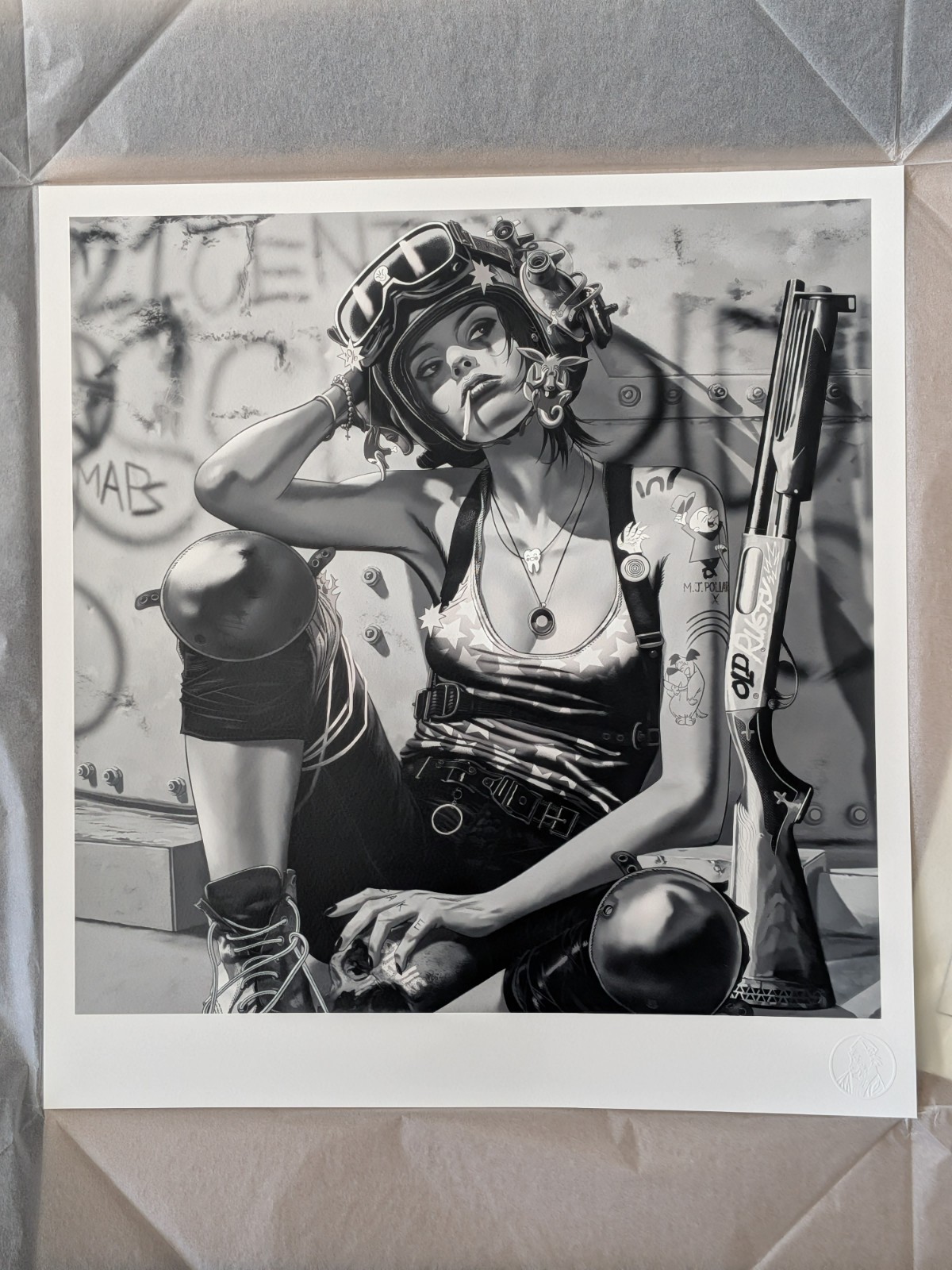 Jamie Hewlett Tank Girl Print Collection No 4 Archival Inkjet Gorillaz Art 2024