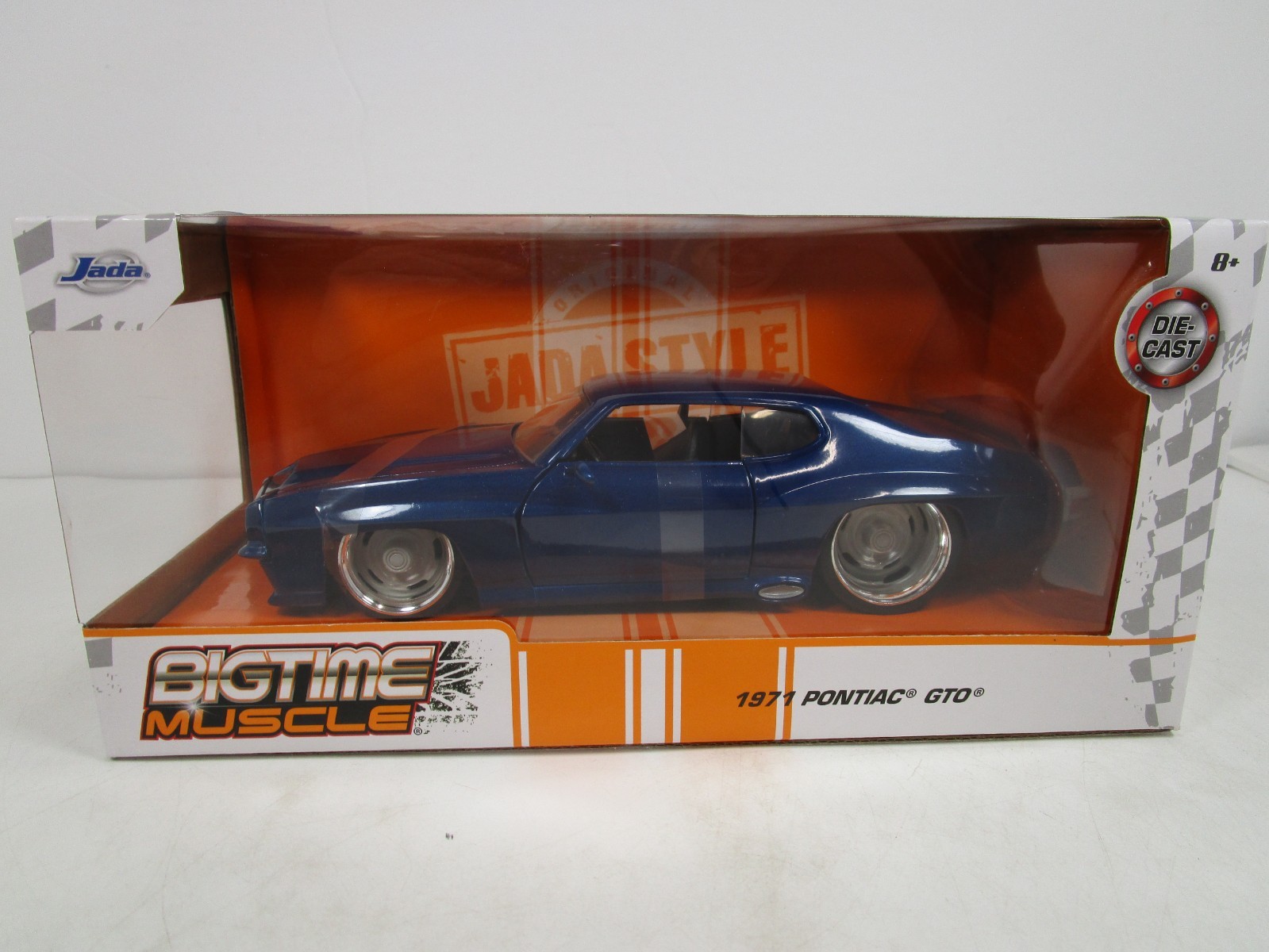 JADA 1/24 BIGTIME MUSCLE BLUE 1971 PONTIAC GTO NEW *READ* JADA 1/24 BIGTIME MUSCLE BLUE 1971 PONTIAC GTO NEW *READ*