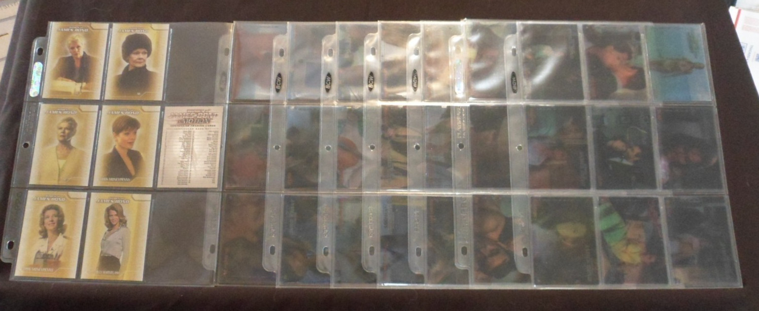 2003 Women of James Bond In Motion FULL SET of 63 Cards/6 Women of MI6/Checklist