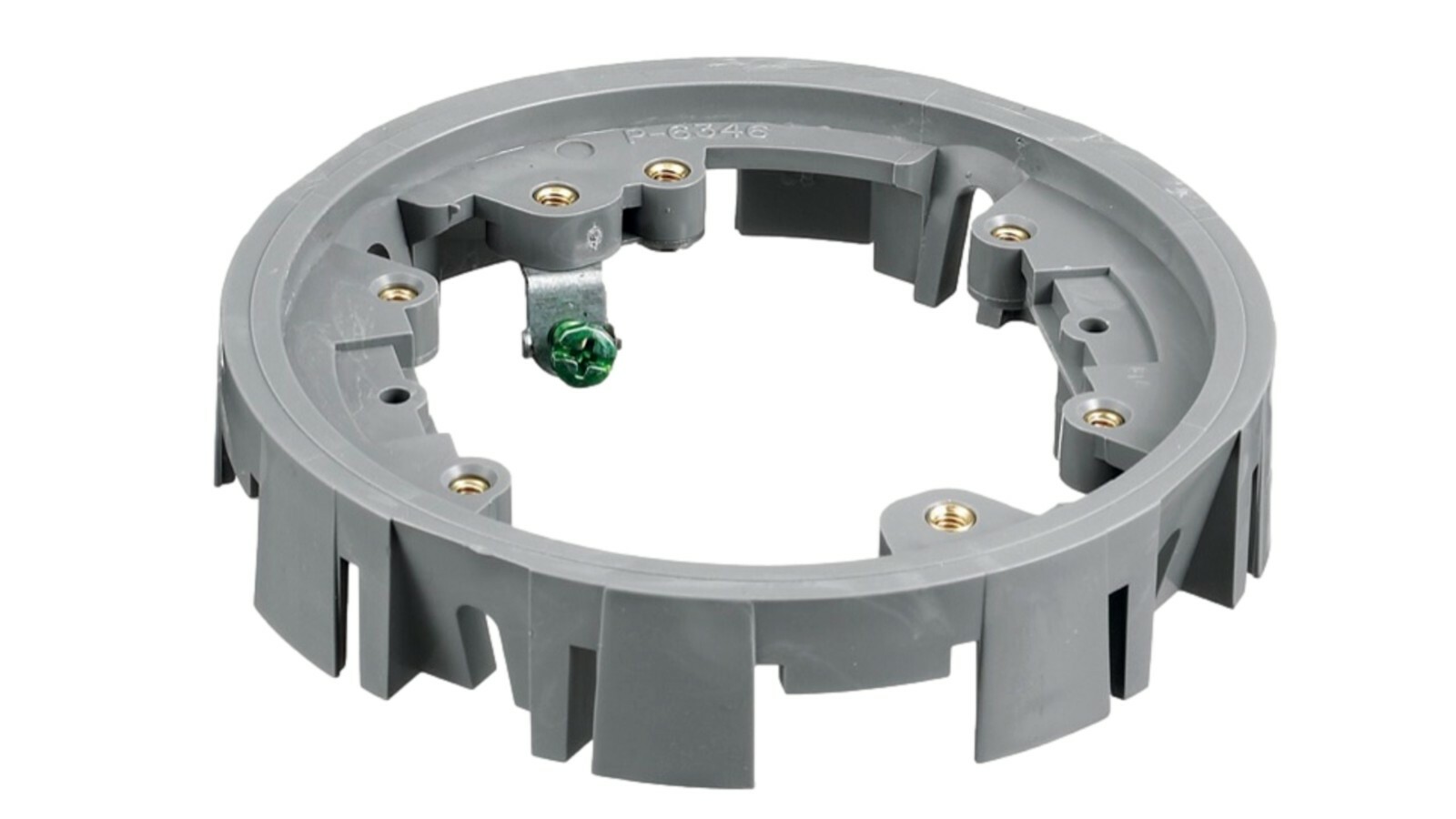 Hubbell Raco P-6346 Floor Box Adapter Ring. Mounting Bracket Plastic Gray 6244 Hubbell Raco P-6346 Floor Box Adapter Ring. Mounting Bracket Plastic Gray 6244