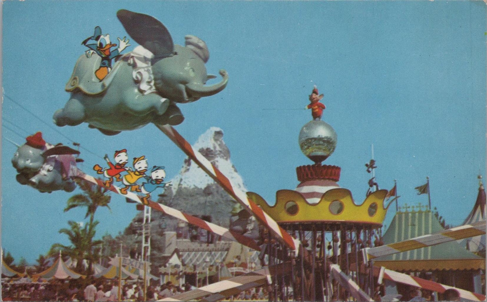 Postcard Disneyland Flying Dumbo Anaheim CA Magic Kingdom Postcard Disneyland Flying Dumbo Anaheim CA Magic Kingdom