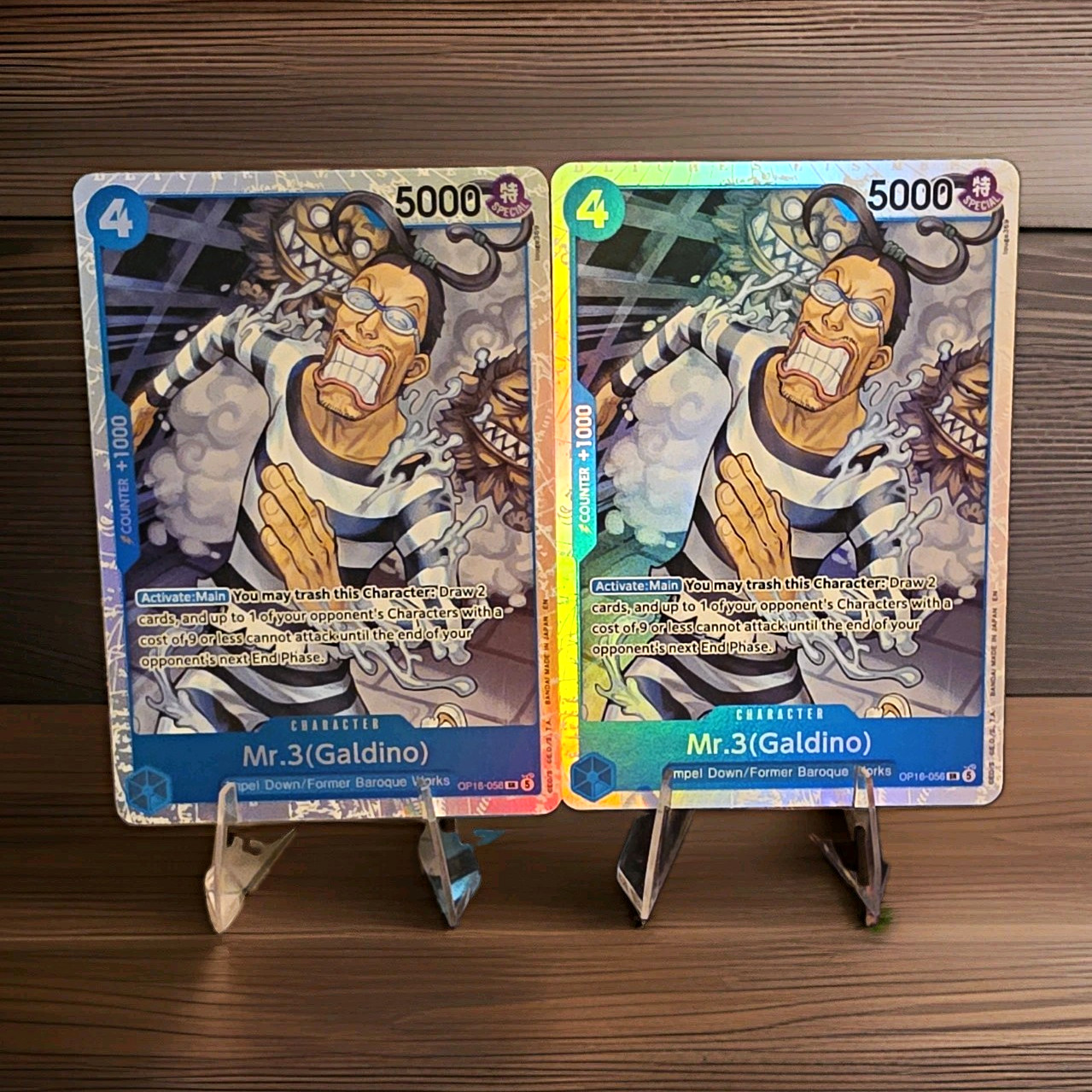 Bandai One Piece Card Game Mr.3 (Galdino) OP16-056 Lot 2 EN