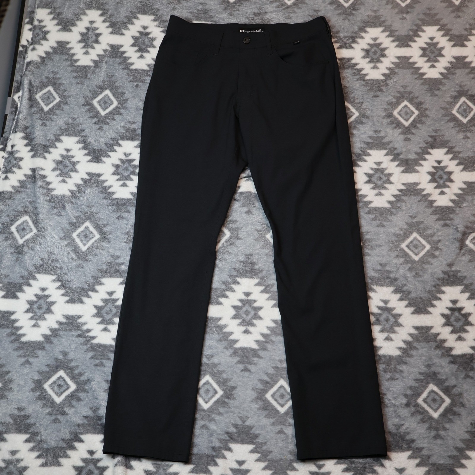 TravisMathew Mens Open to Close Golf Pants Black Size 32 Performance 5-Pocket TravisMathew Mens Open to Close Golf Pants Black Size 32 Performance 5-Pocket