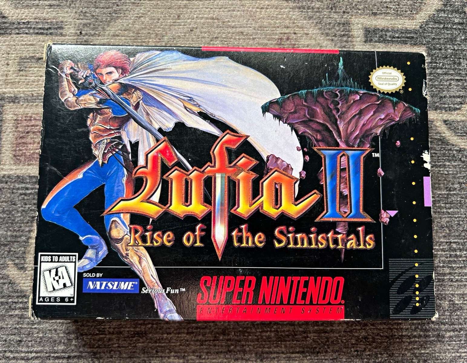 Natsume Lufia II Rise of the Sinistrals Super Nintendo SNES Manual NTSC