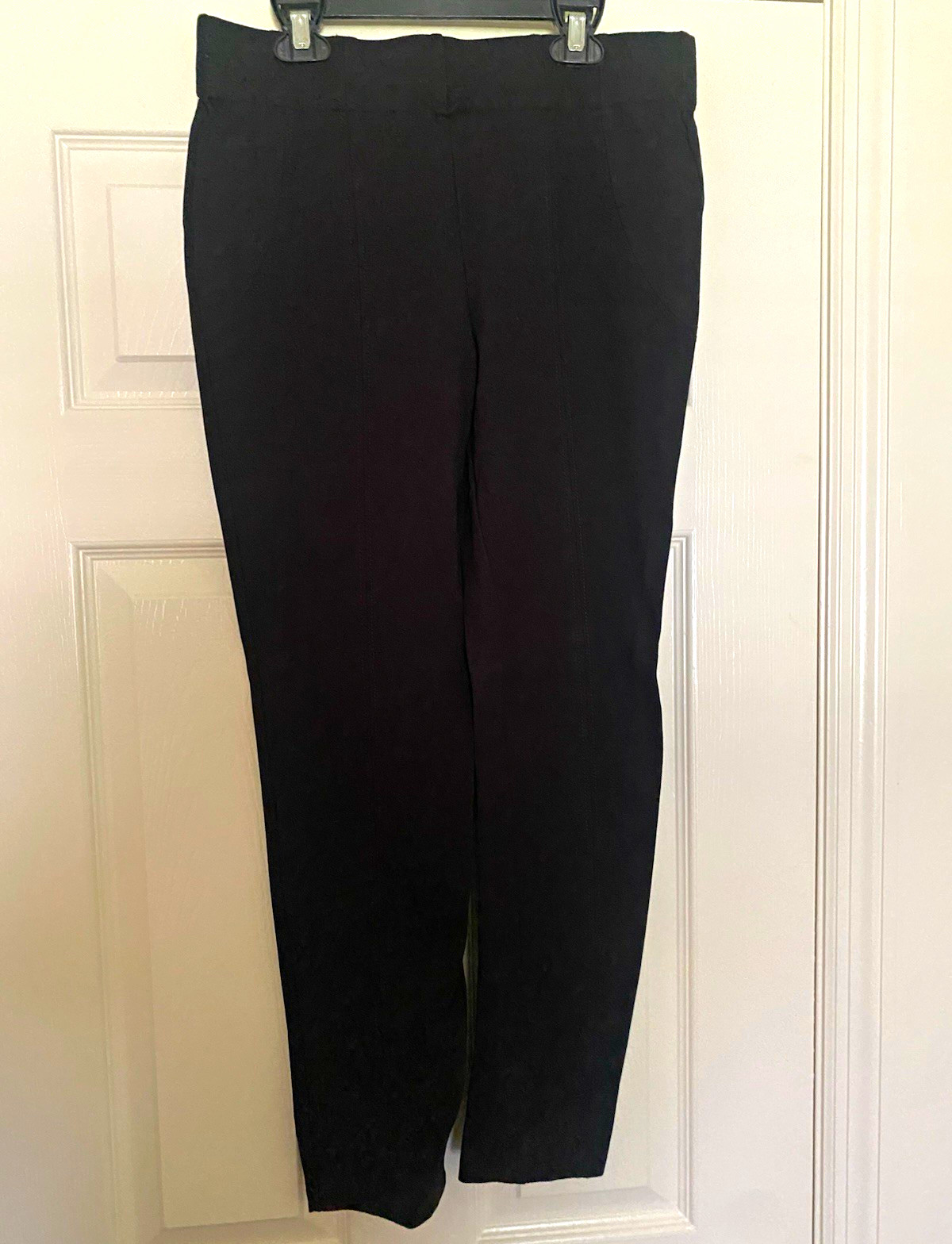JNY Jones New York Women\'s Black Pants Size M Rayon Nylon Spandex Blend JNY Jones New York Women\'s Black Pants Size M Rayon Nylon Spandex Blend
