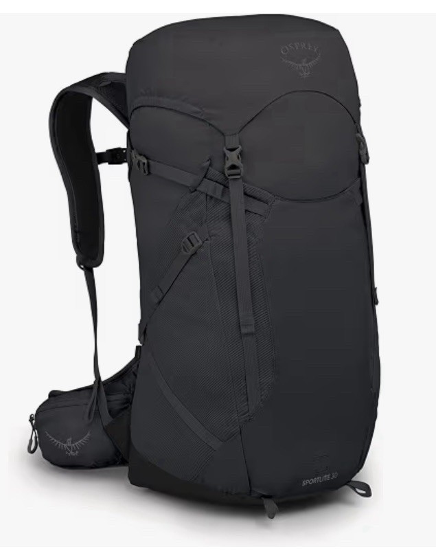 Osprey Sportlite 30 L Dark Charcoal Grey Hiking Backpack New With Tags M/L Osprey Sportlite 30 L Dark Charcoal Grey Hiking Backpack New With Tags M/L