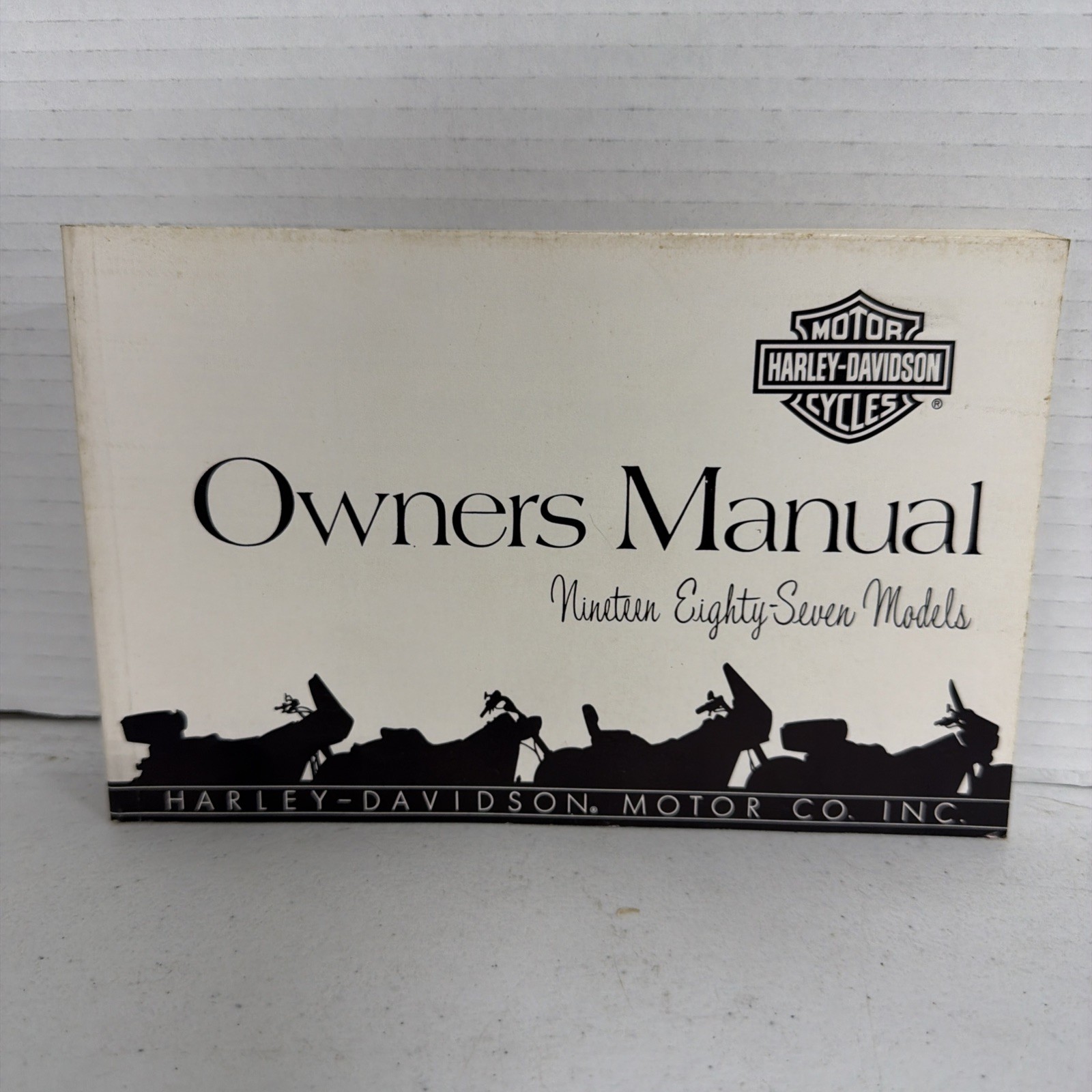 Harley Davidson Owners Manual 1987 Touring Sportster Softail Dyna 99466-87 Harley Davidson Owners Manual 1987 Touring Sportster Softail Dyna 99466-87