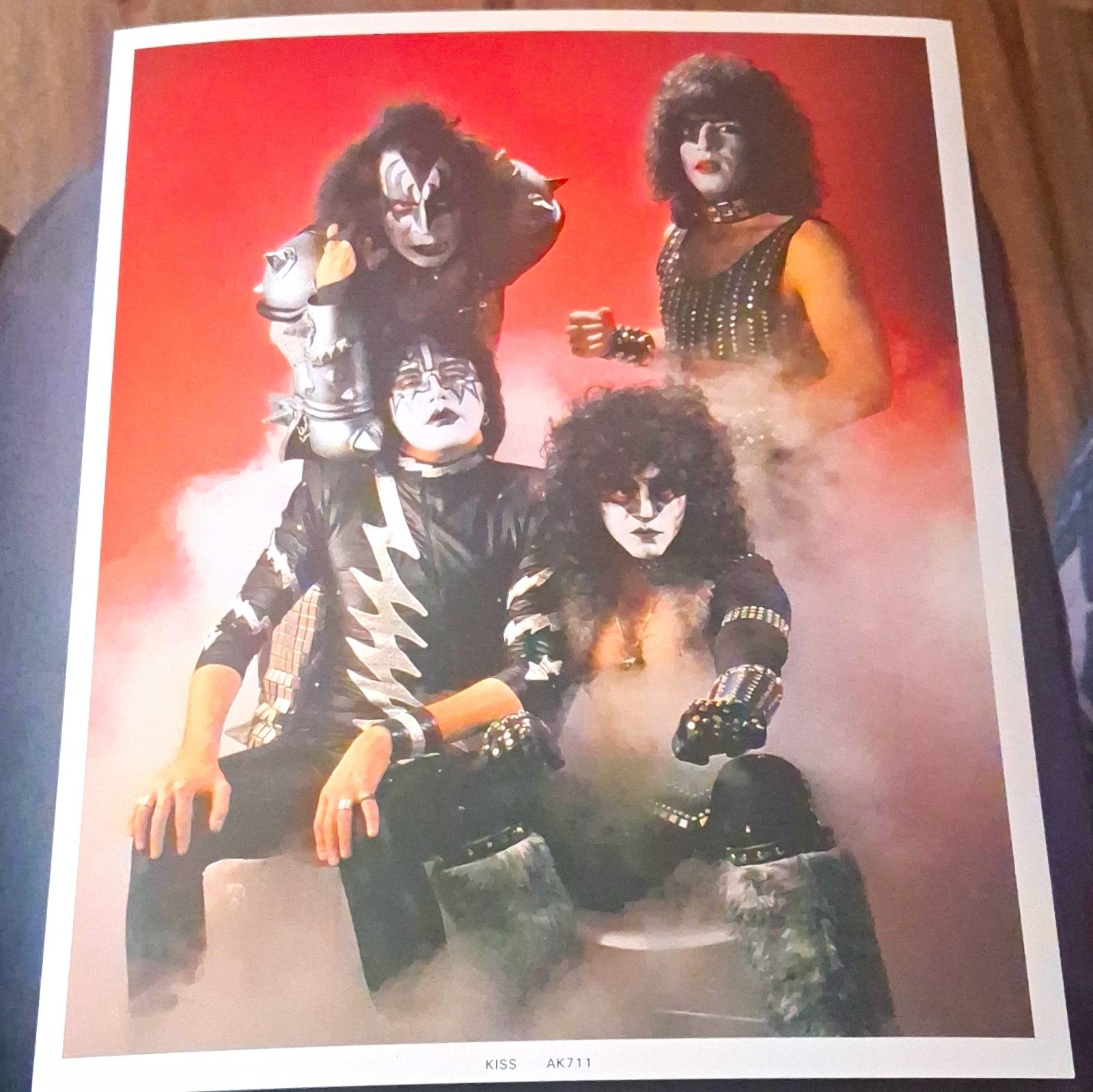 Vintage KISS AK711 Photo Print, Anabas Products Limited © 1984 Rock & Pop Music Vintage KISS AK711 Photo Print, Anabas Products Limited © 1984 Rock & Pop Music