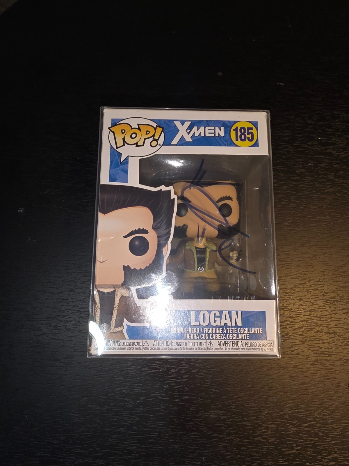 Hugh Jackman Signed Autographed Logan X-Men Funko Pop 185 JSA AK74825 Hugh Jackman Signed Autographed Logan X-Men Funko Pop 185 JSA AK74825