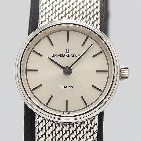 Universal Geneve 842584 Women's Quartz Watch Silver Dial Adjustable Fit Universal Geneve 842584 Women's Quartz Watch Silver Dial Adjustable Fit