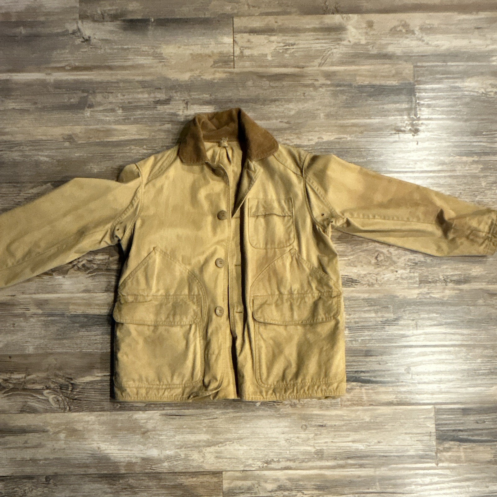Vintage 50s 60s JC Higgins Canvas Hunting Jacket Sears Roebuck Chore Coat Vintage 50s 60s JC Higgins Canvas Hunting Jacket Sears Roebuck Chore Coat