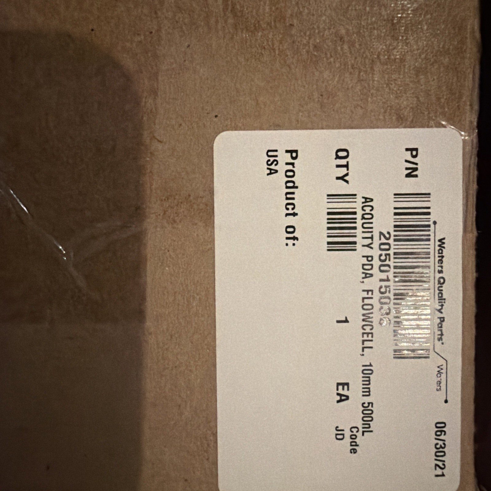 Waters 205015036 ACQUITY PDA FLOWCELL 10mm 500nL New Sealed Waters 205015036 ACQUITY PDA FLOWCELL 10mm 500nL New Sealed