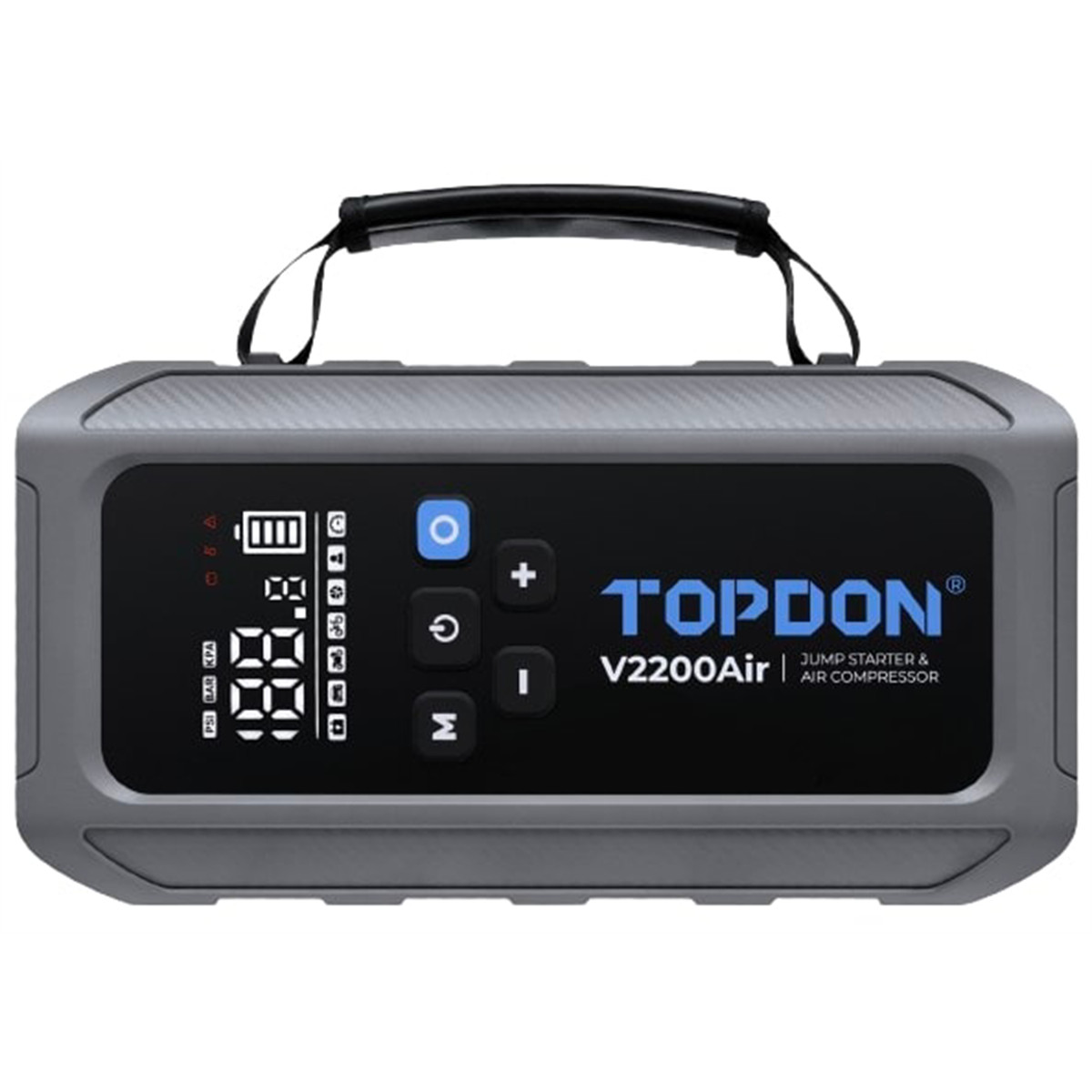 TOPDON USA V2200AIR 2-in-1 2200 Peak Amp Jump Starter and Tire Inflator TOPDON USA V2200AIR 2-in-1 2200 Peak Amp Jump Starter and Tire Inflator