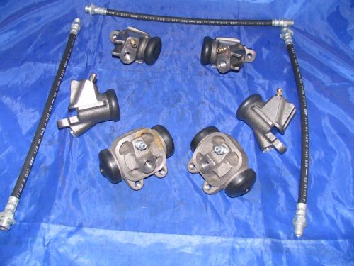 6 Wheel Cylinders & Brake Hoses for EARLY 1959 Dodge NEW