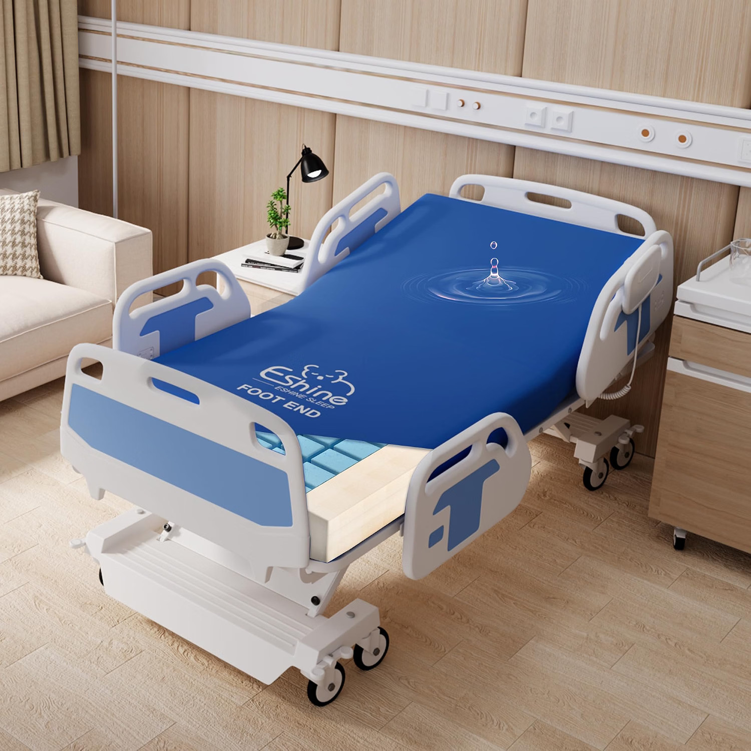 Soft Hospital Bed Mattress - Medical Bed Mattress for Back Pain with Waterproof