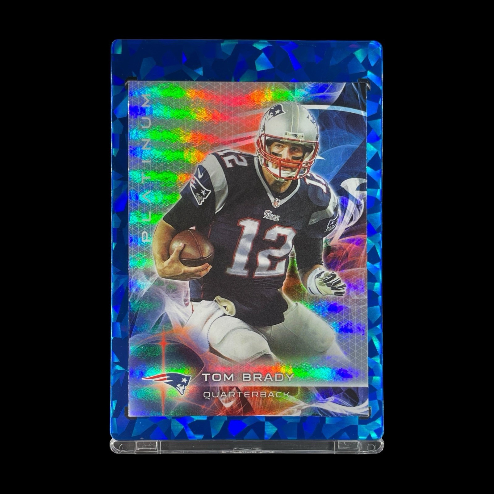 TOM BRADY PLATINUM RAINBOW FOIL HOLO 2015 Topps Platinum Base - Patriots