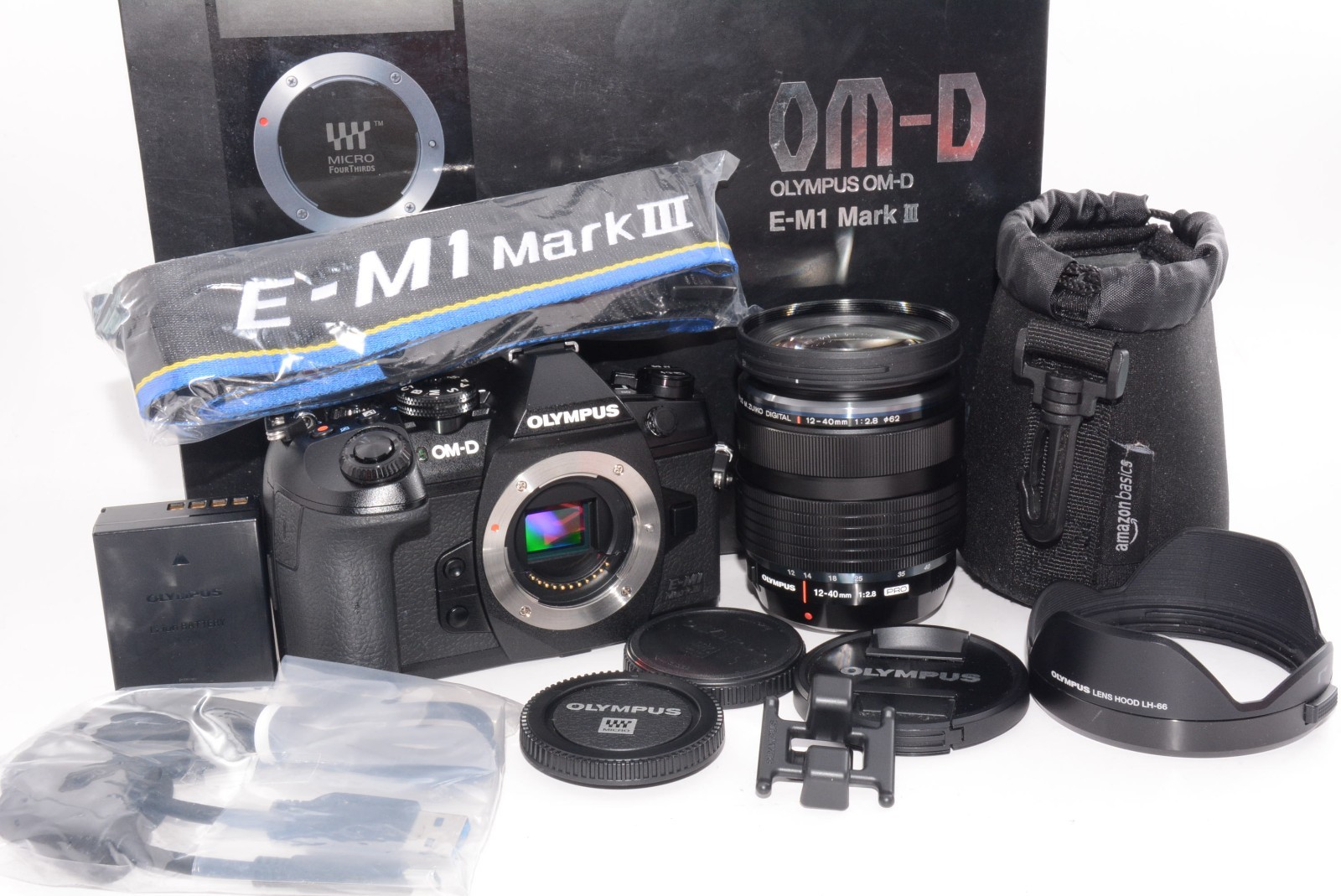 [Exc+5/In Box Less than 80 shots]Olympus OM-D E-M1 Mark III From JAPAN #h12950
